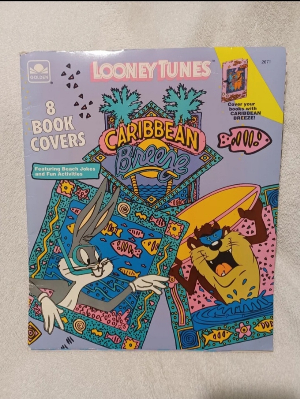 Vintage Looney tunes 8 Caribbean breeze book covers